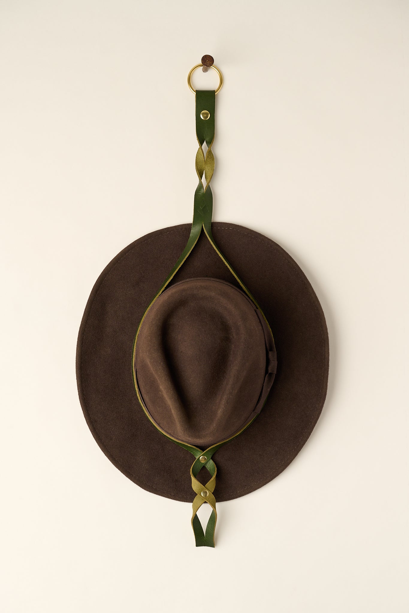 Minerva Leather Hat Hanger