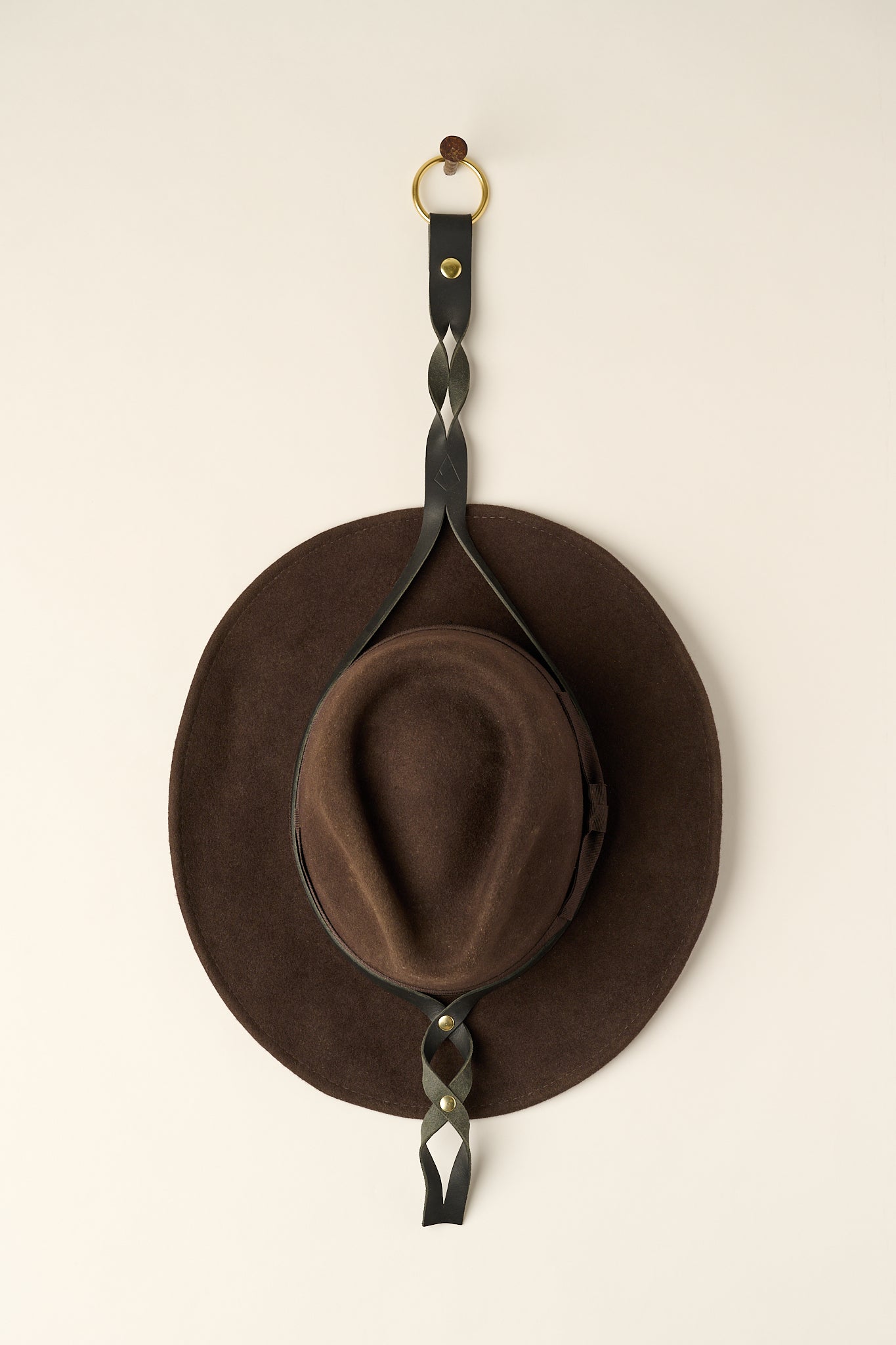 Minerva Leather Hat Hanger